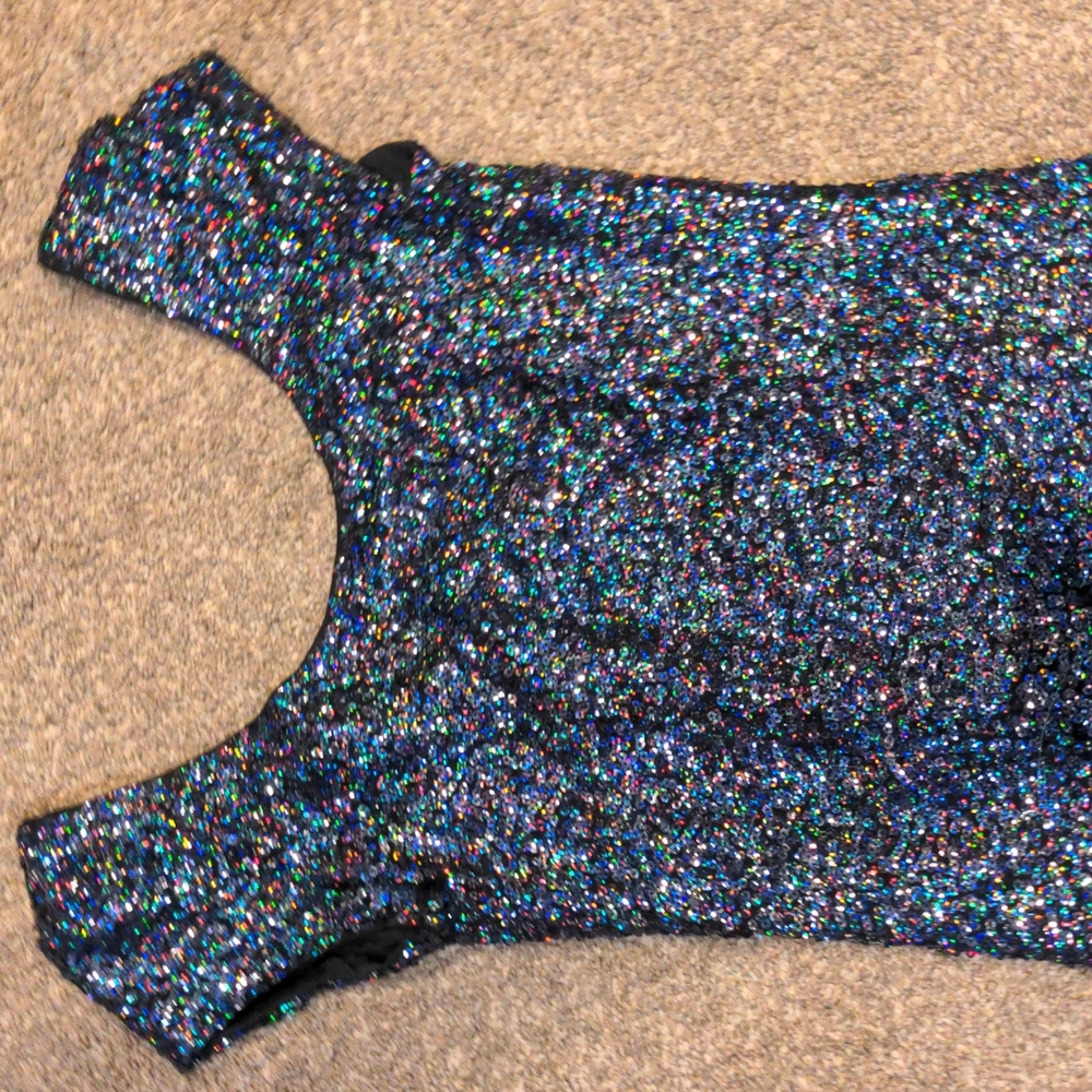 Sequin mini dress